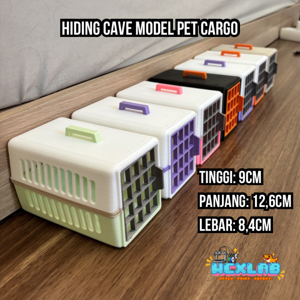 Hiding Cave Model Pet Cargo Gecko / Reptil & Mamalia Kecil