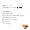 WB4512 U | Cookies Mata Full Hitam ⚫️👅⚫️