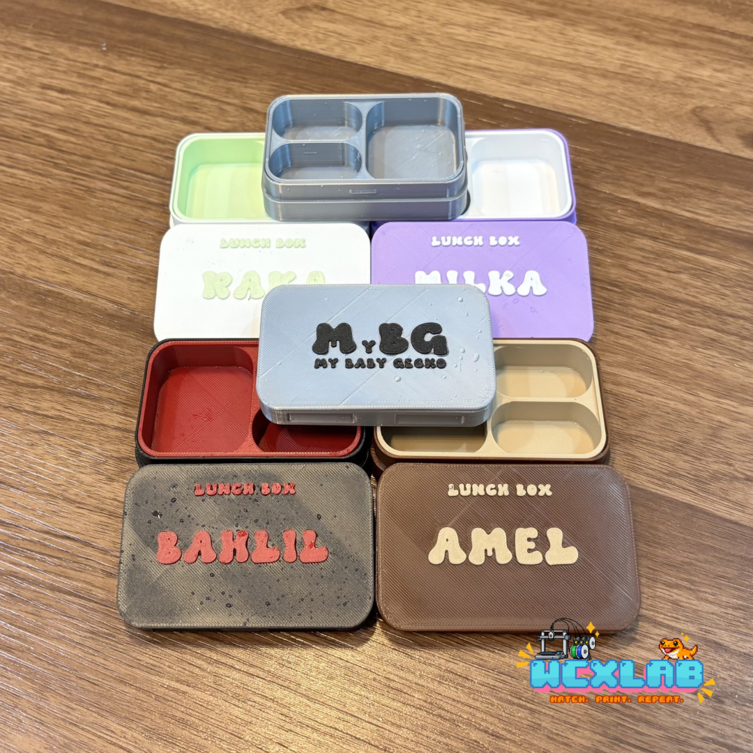(POLOSAN) Tempat Makan / Minum Model Lunch Box