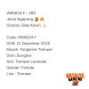 WB5634 F | Jeruk Ngejreng 🍊🔥 Ovulasi, Siap Kawin 👌🏻
