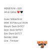 WB5676 M | Jeruk Gelap ❤️🖤
