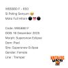 WB5880 F | Si Paling Senyum 🥹 Mata Full Hitam ⚫️👅⚫️