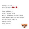 WB5849 U | Mata Full Merah 🔴👅🔴