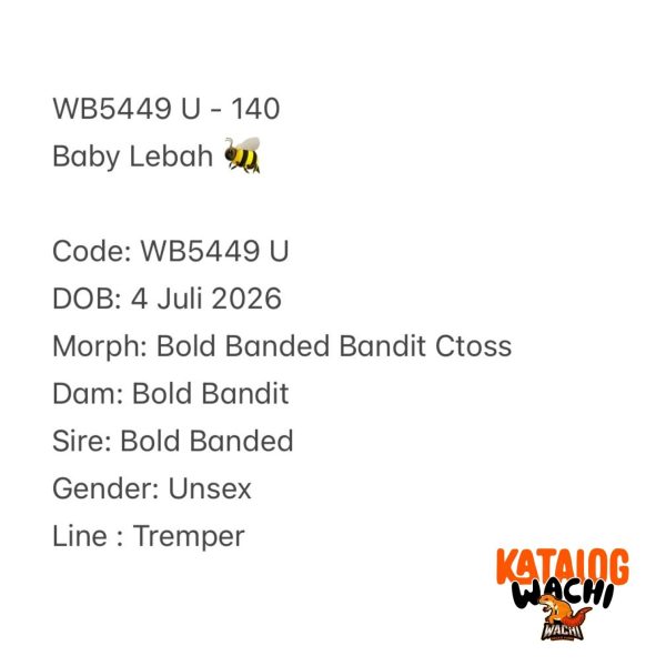 WB5449 U | Baby Lebah 🐝