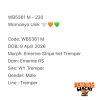 WB5361 M | Warnanya Unik 🤍🧡💚