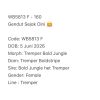 WB5813 F | Gendut Sejak Dini 🤗