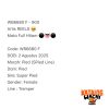 WB6680 F | Artis REELS 🥹 Mata Full Hitam ⚫️👅⚫️