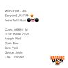 WB6181 M | Senyum2 JANTAN 😍 Mata Full Hitam ⚫️👅⚫️