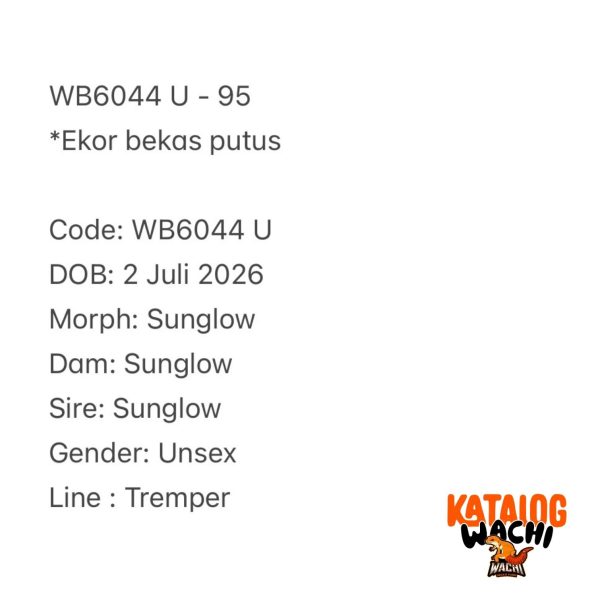 WB6044 U