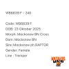 WB6639 F