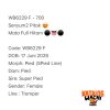 WB6229 F | Senyum2 Pitak 😍 Mata Full Hitam ⚫️👅⚫️
