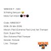 WB6330 F | Si Paling Senyum 🥹 Mata Full Hitam ⚫️👅⚫️