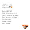 WB6738 F | Ireng Jeruk 🖤🧡