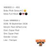 WB6955 U | Baby Pitak Senyum2 🤗 Mata Full Hitam ⚫️👅⚫️