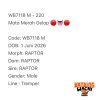 WB7118 M | Mata Merah Gelap 🔴👅🔴
