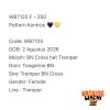 WB7125 F | Pattern Kontras 🖤💛