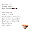 WB7129 F | Pattern Ciamik ⚡️ Mata Full Hitam ⚫️👅⚫️