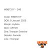WB6731 F